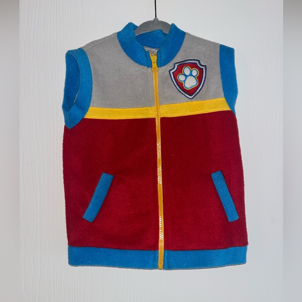 PAW PATROL Rider vest for Halloween or birthday costume. Size 2T-3T